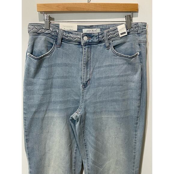 Judy Blue Light Blue Flare Jeans - Picture 3 of 15